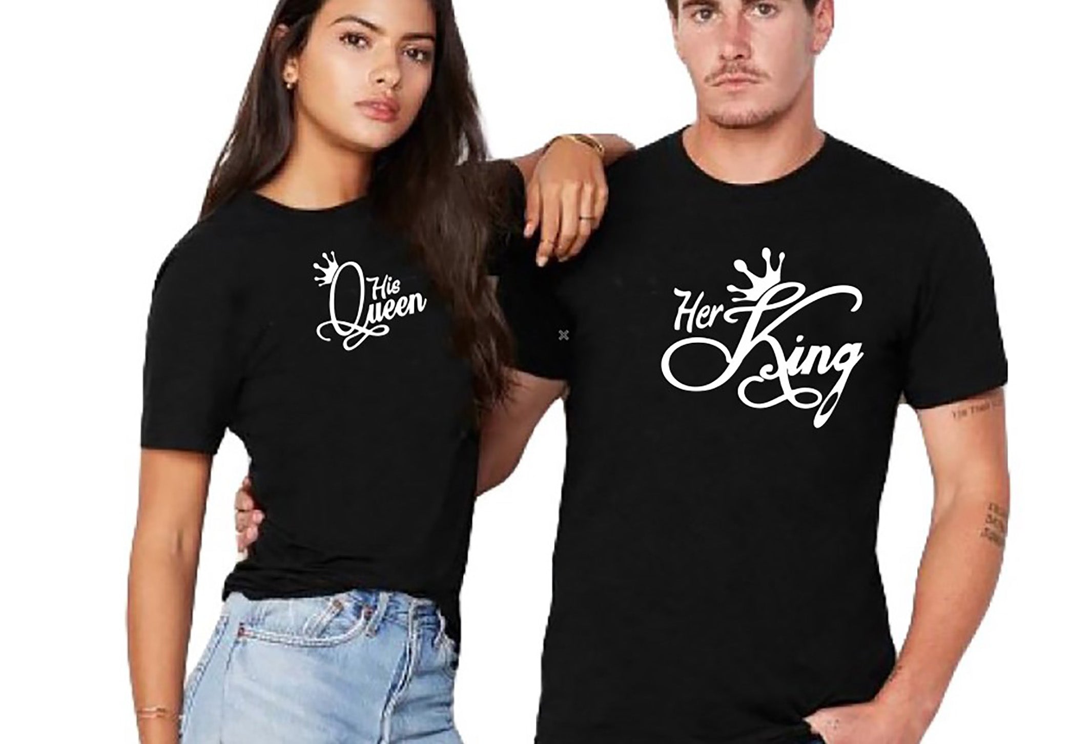 king and queen t shirts for couples